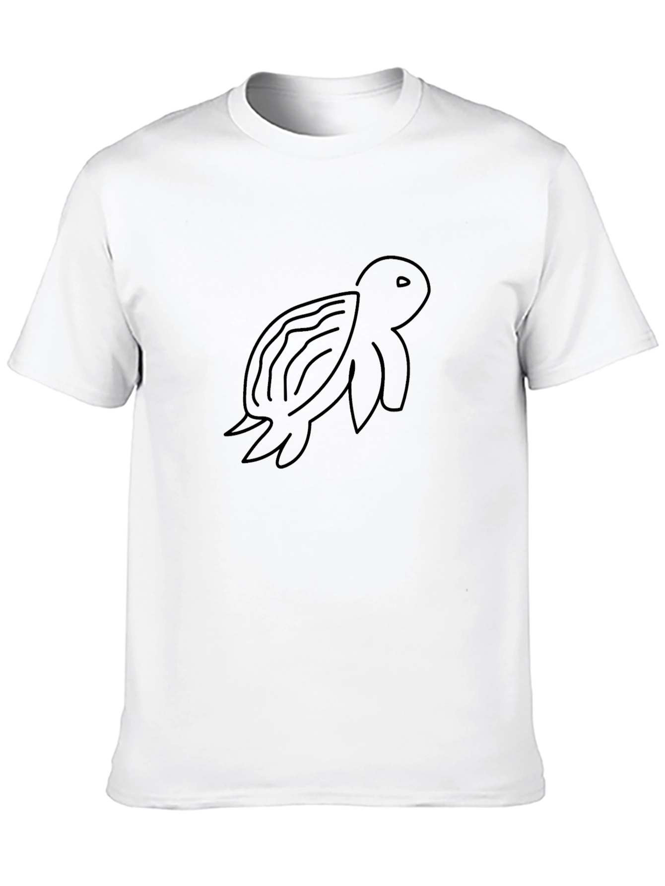 Turtle Graphic Black T-Shirt - Casual Comfort