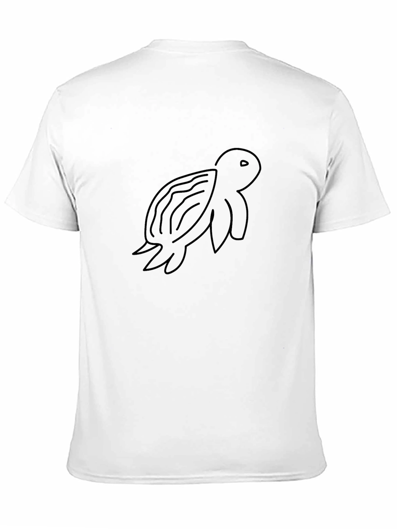 Turtle Graphic Black T-Shirt - Casual Comfort