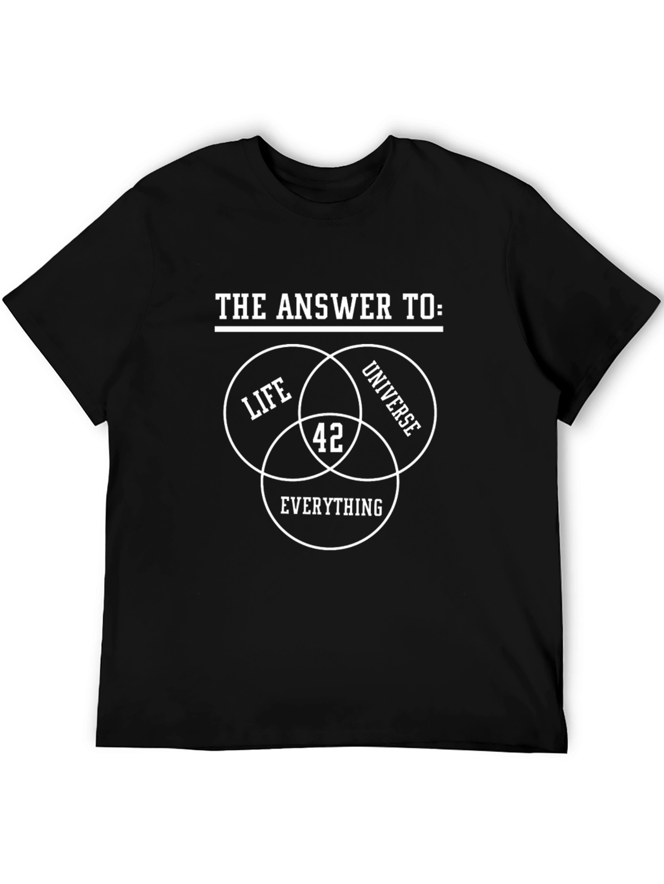 Answer to Life The Universe and Everything T-Shirt
