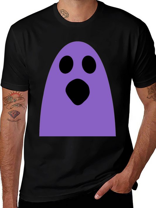 Spooky Ghost Graphic Tee - Halloween Fun