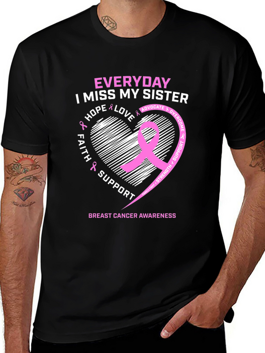 Breast Cancer Awareness Sister T-Shirt