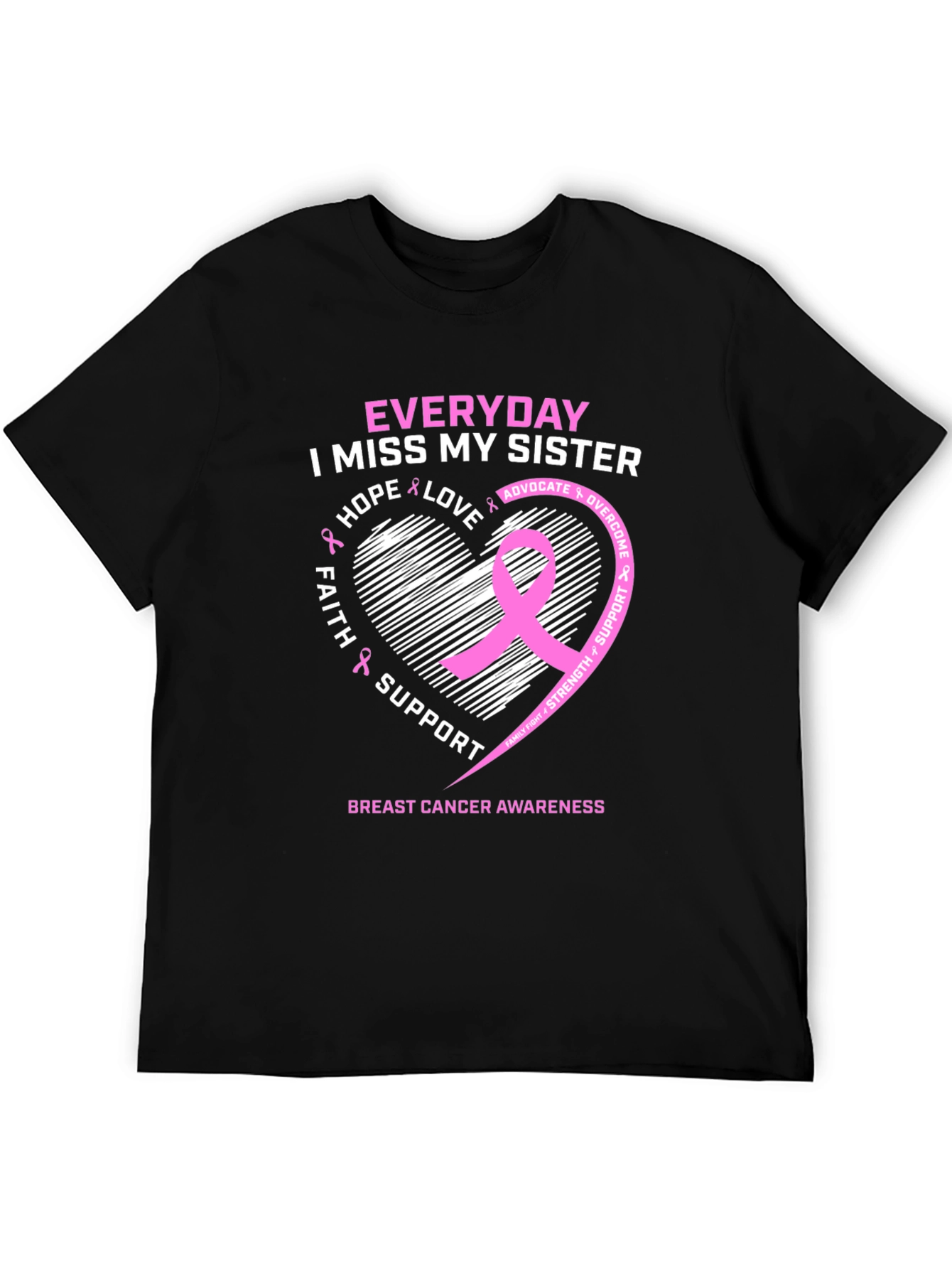 Breast Cancer Awareness Sister T-Shirt