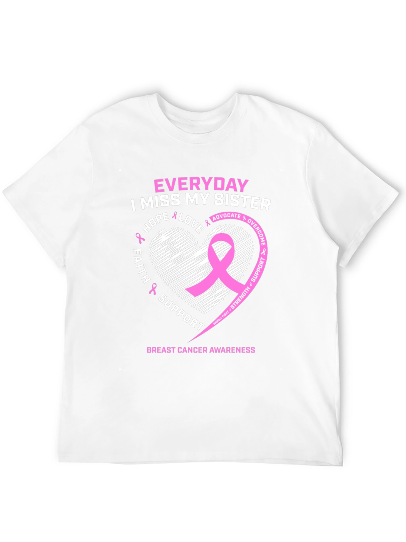 Breast Cancer Awareness Sister T-Shirt
