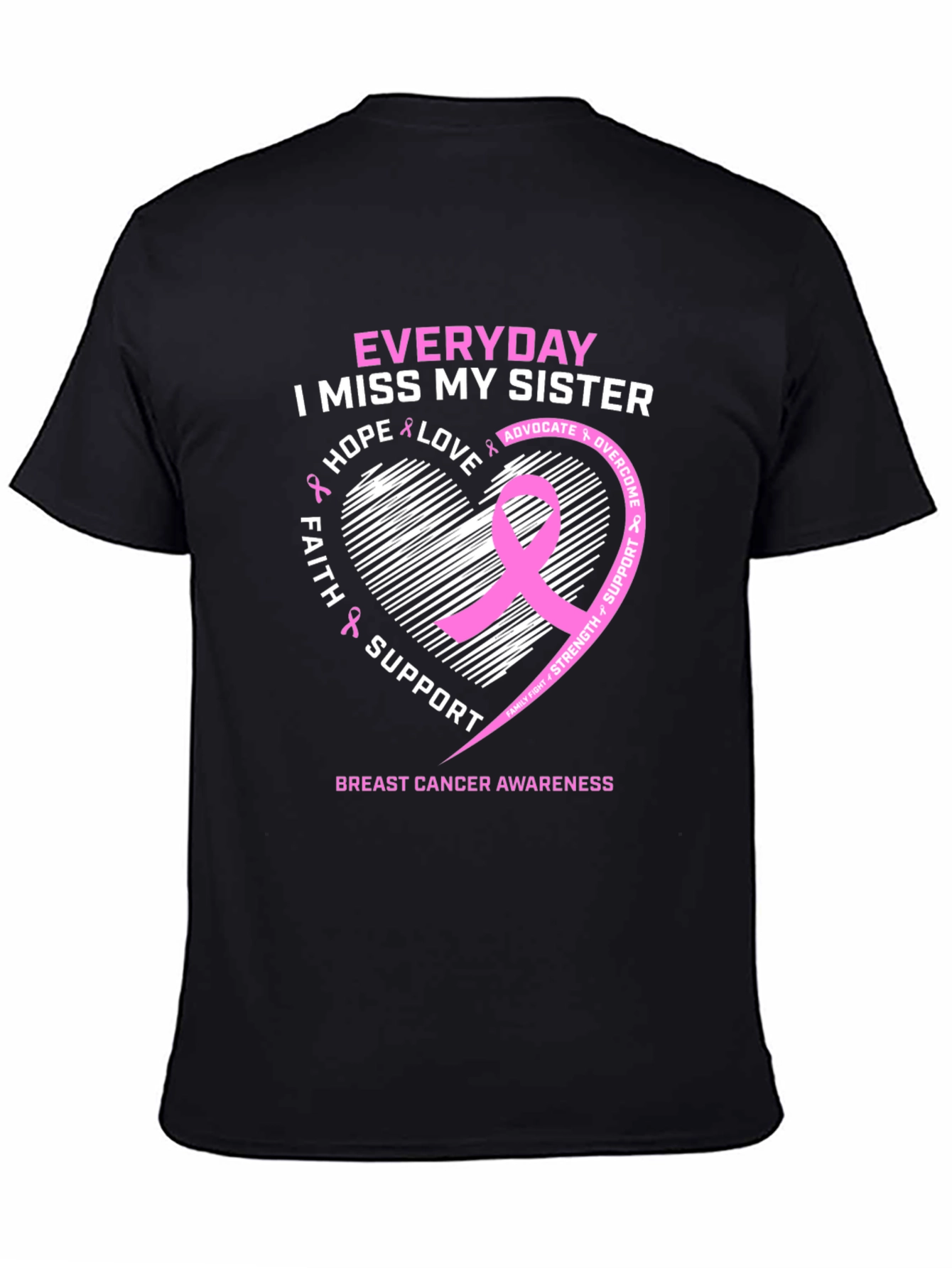 Breast Cancer Awareness Sister T-Shirt