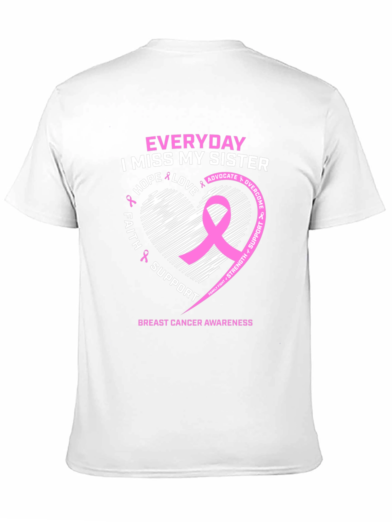 Breast Cancer Awareness Sister T-Shirt