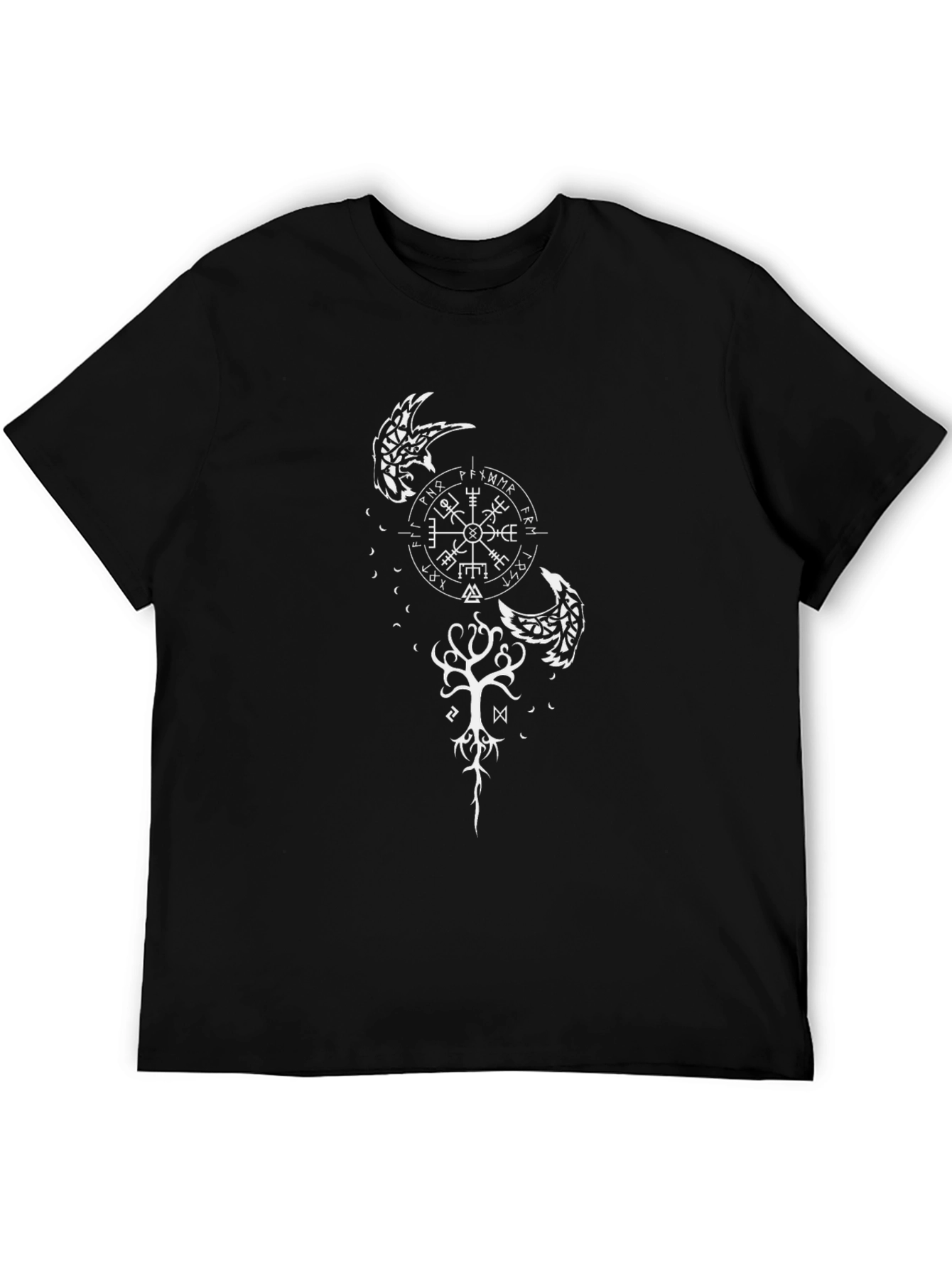 Viking Raven Tree of Life Graphic Tee