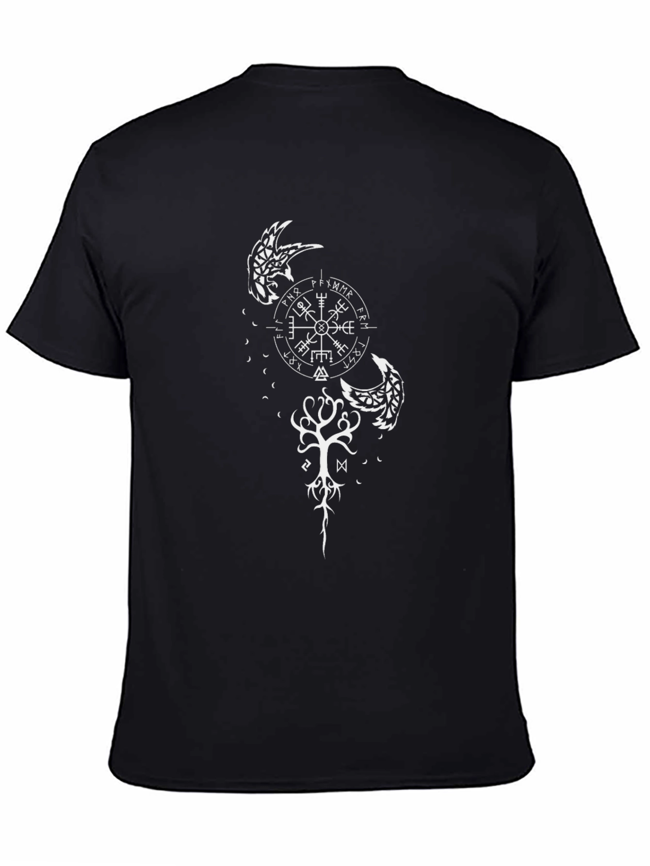 Viking Raven Tree of Life Graphic Tee