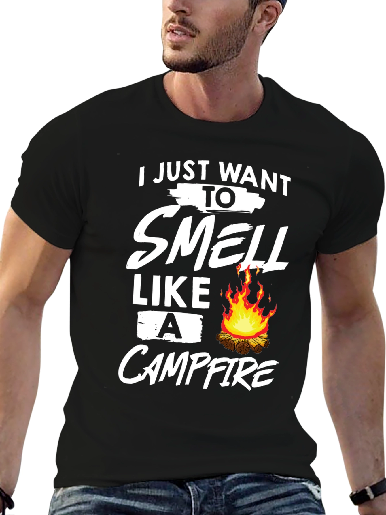 Campfire Smell T-Shirt: Cozy Outdoor Adventure