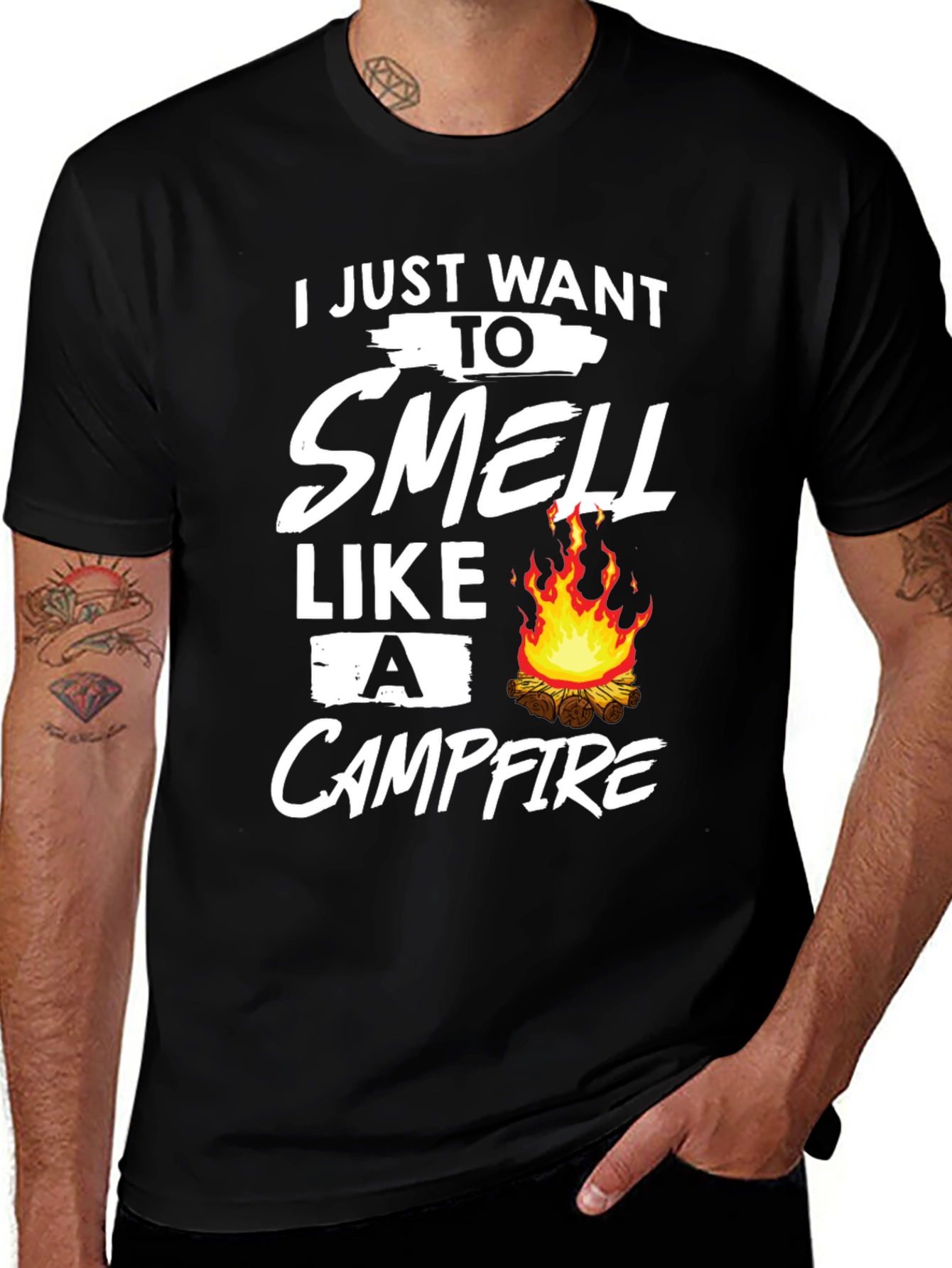 Campfire Smell T-Shirt: Cozy Outdoor Adventure