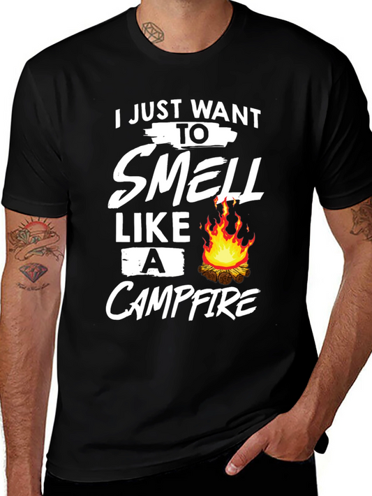 Campfire Smell T-Shirt: Cozy Outdoor Adventure