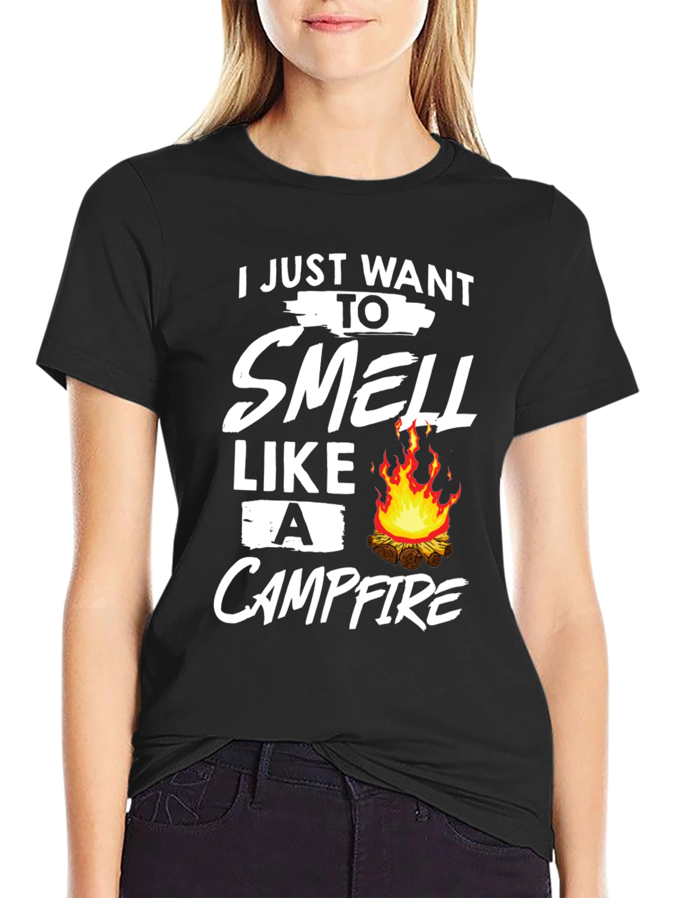 Campfire Smell T-Shirt: Cozy Outdoor Adventure