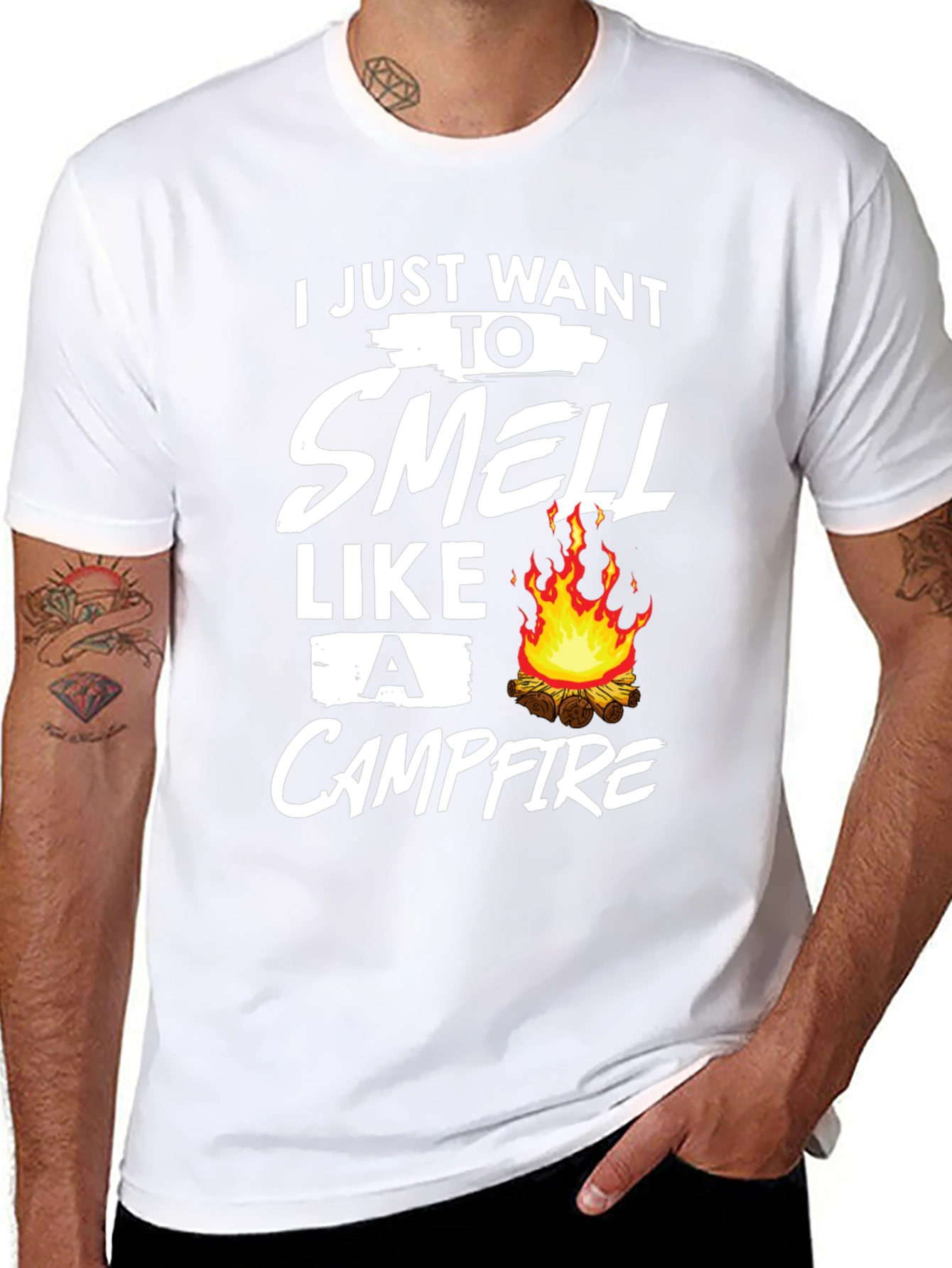 Campfire Smell T-Shirt: Cozy Outdoor Adventure