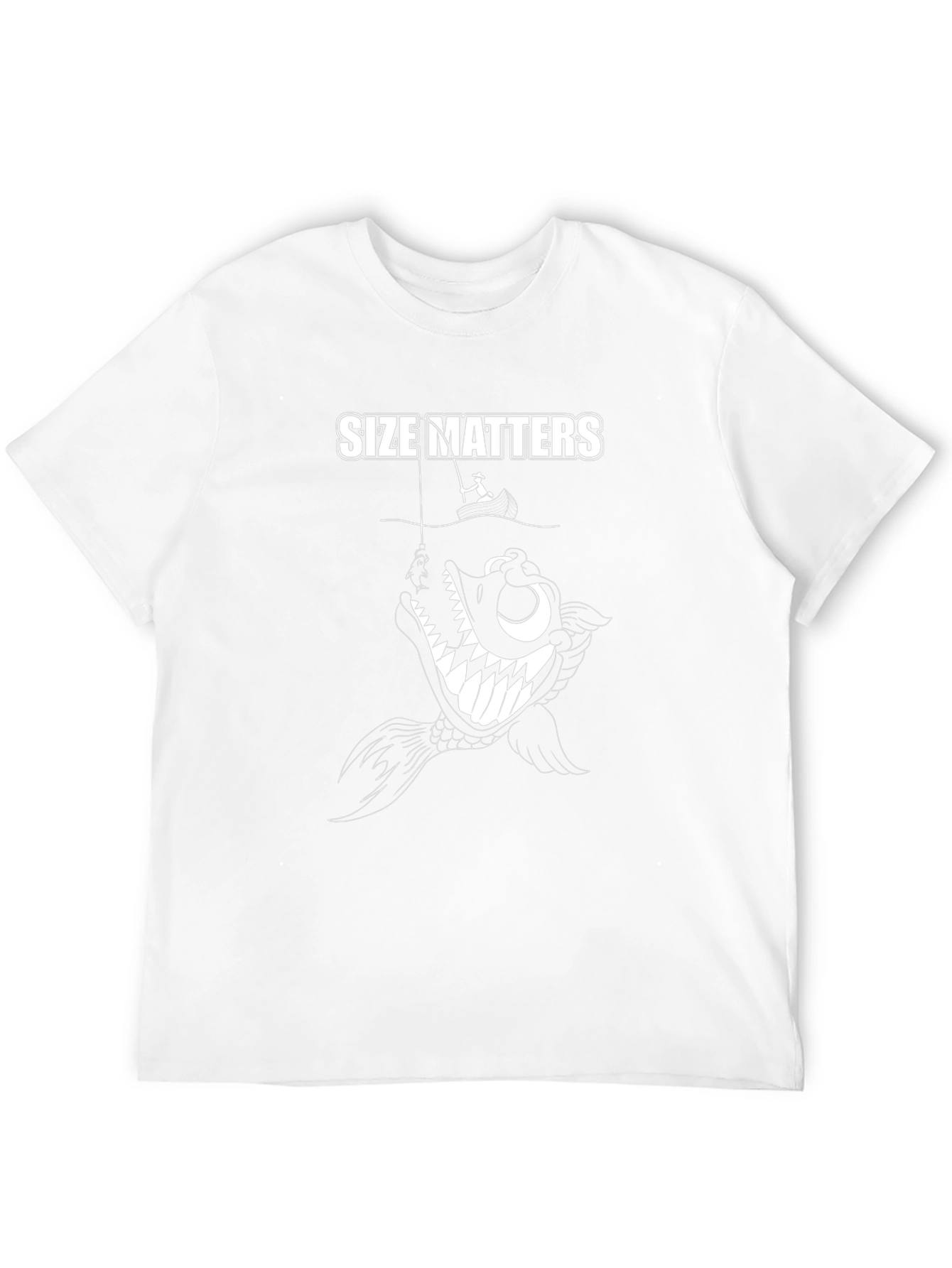 Size Matters Fishing Graphic Tee