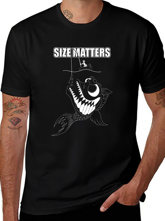 Size Matters Fishing Graphic Tee