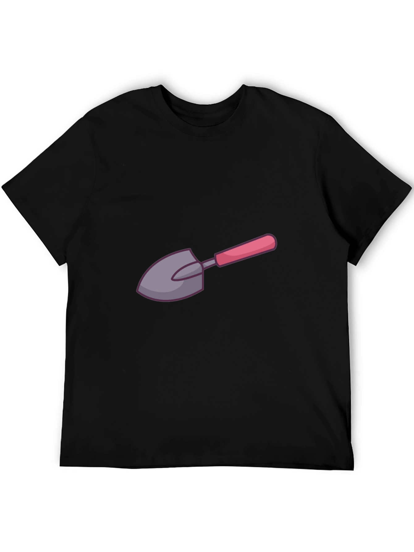 Cartoon Shovel Graphic T-Shirt
