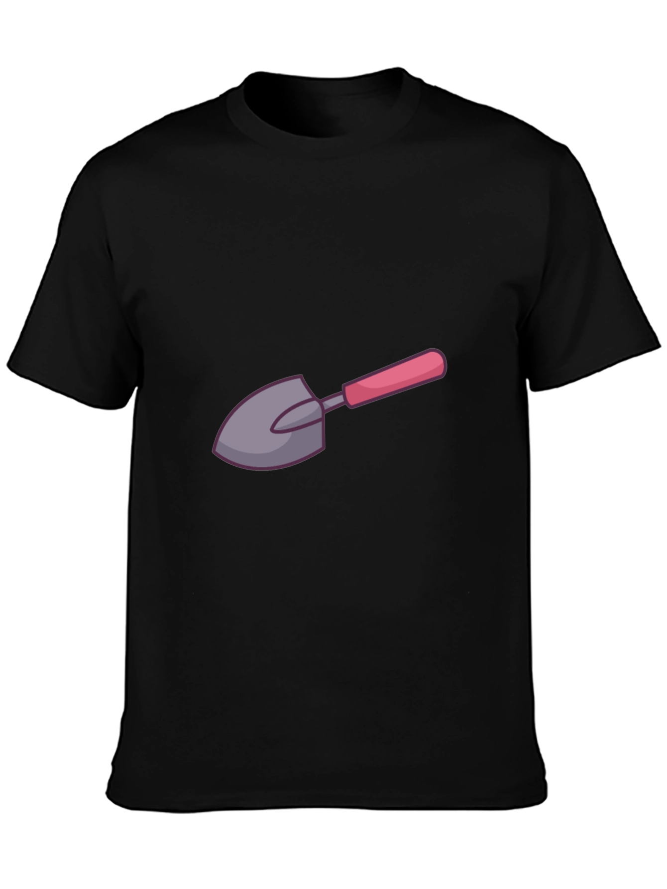 Cartoon Shovel Graphic T-Shirt
