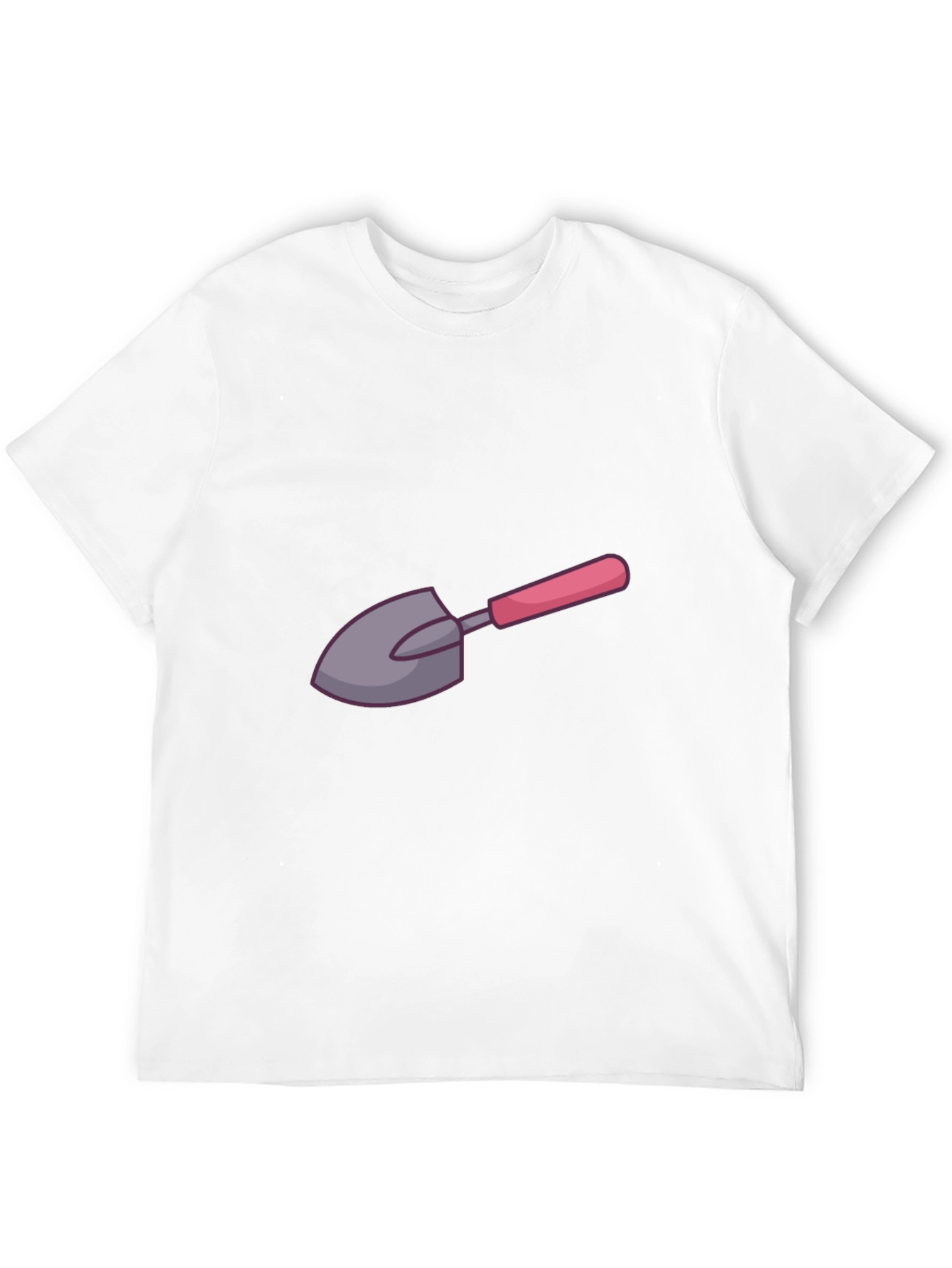 Cartoon Shovel Graphic T-Shirt
