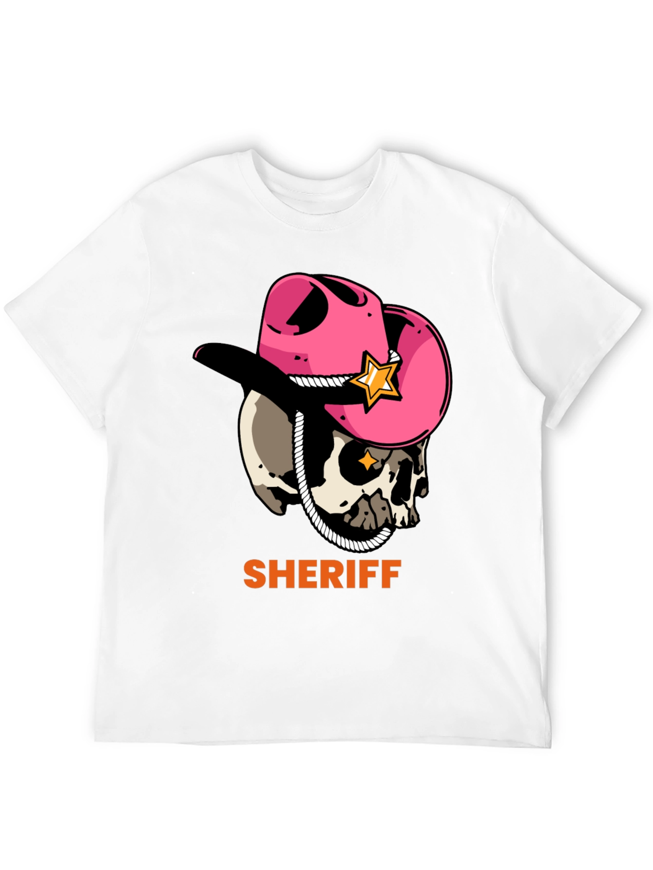 Skull Sheriff Tee - Western Style