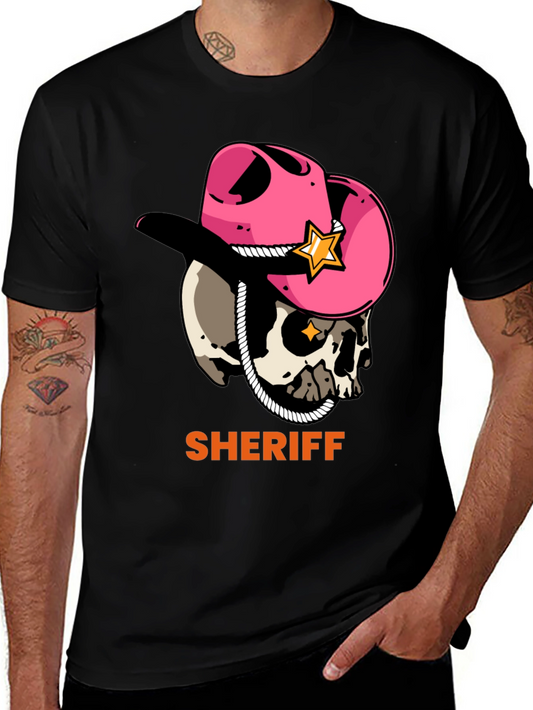 Skull Sheriff Tee - Western Style