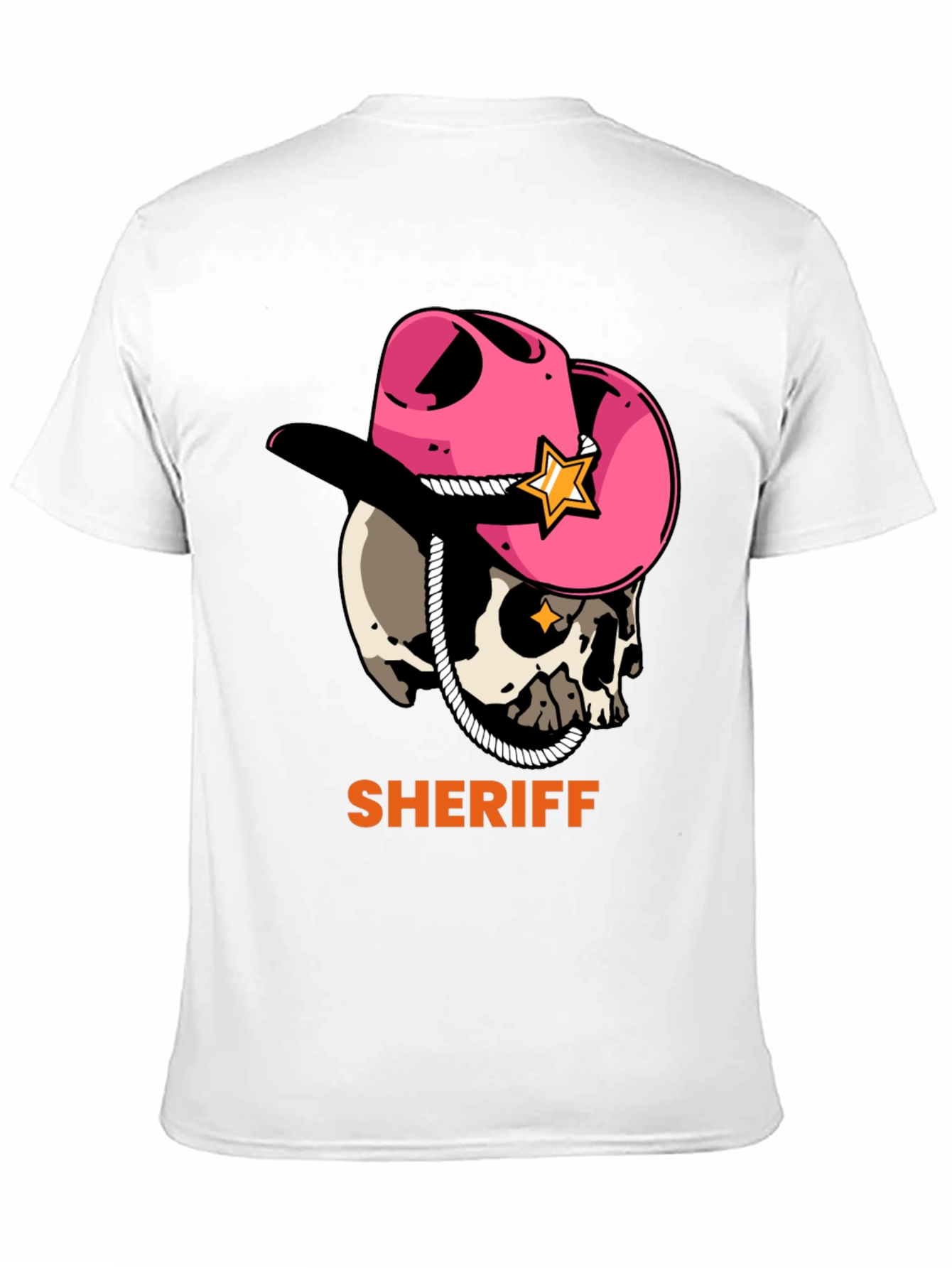 Skull Sheriff Tee - Western Style