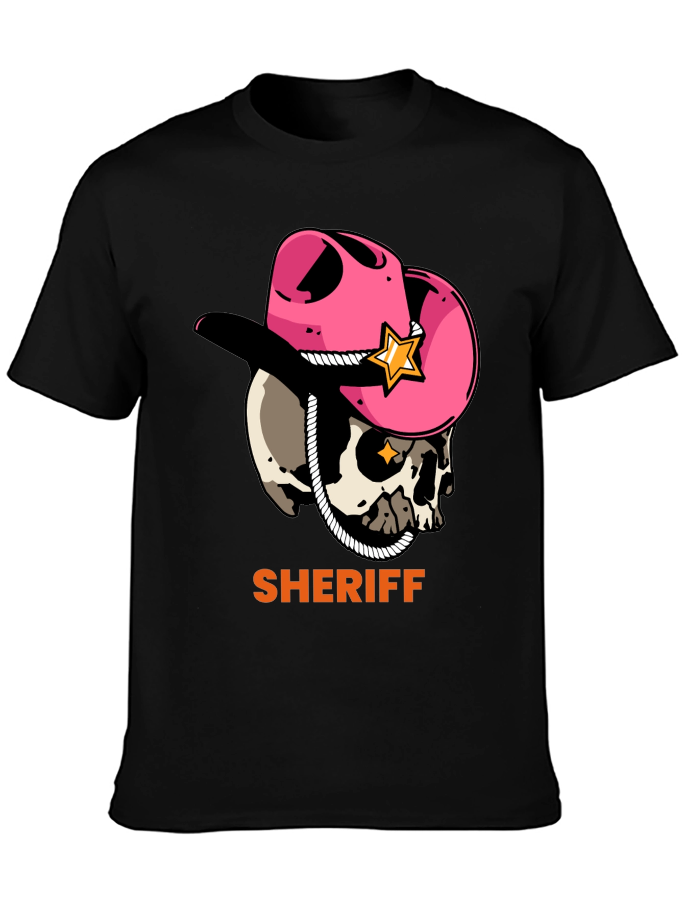 Skull Sheriff Tee - Western Style