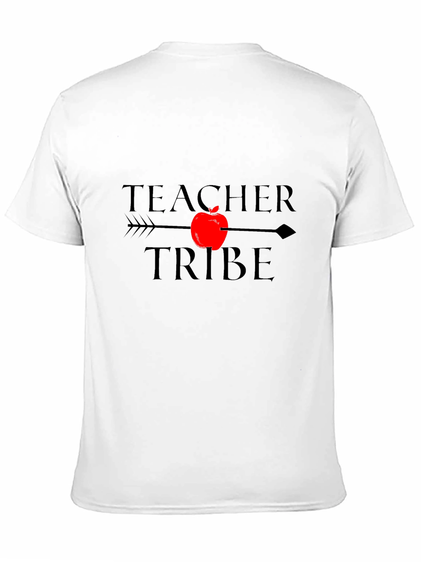 Teacher Tribe Graphic Tee - Black Cotton T-Shirt
