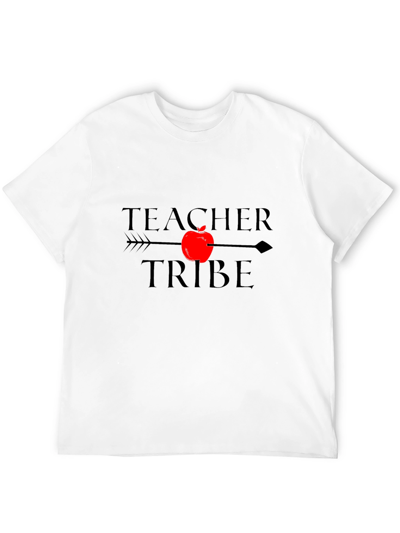 Teacher Tribe Graphic Tee - Black Cotton T-Shirt