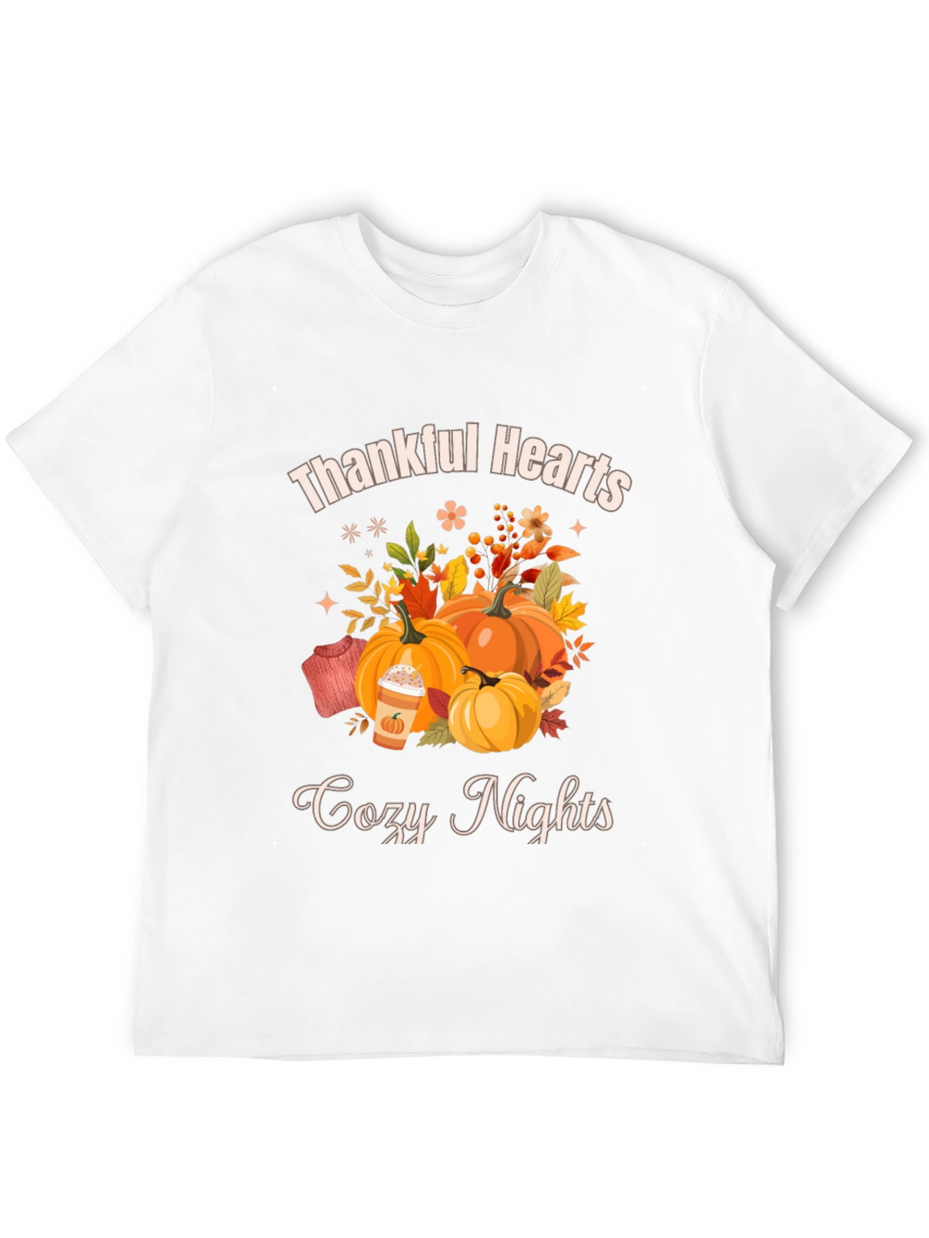 Thankful Hearts Cozy Nights Fall T-Shirt