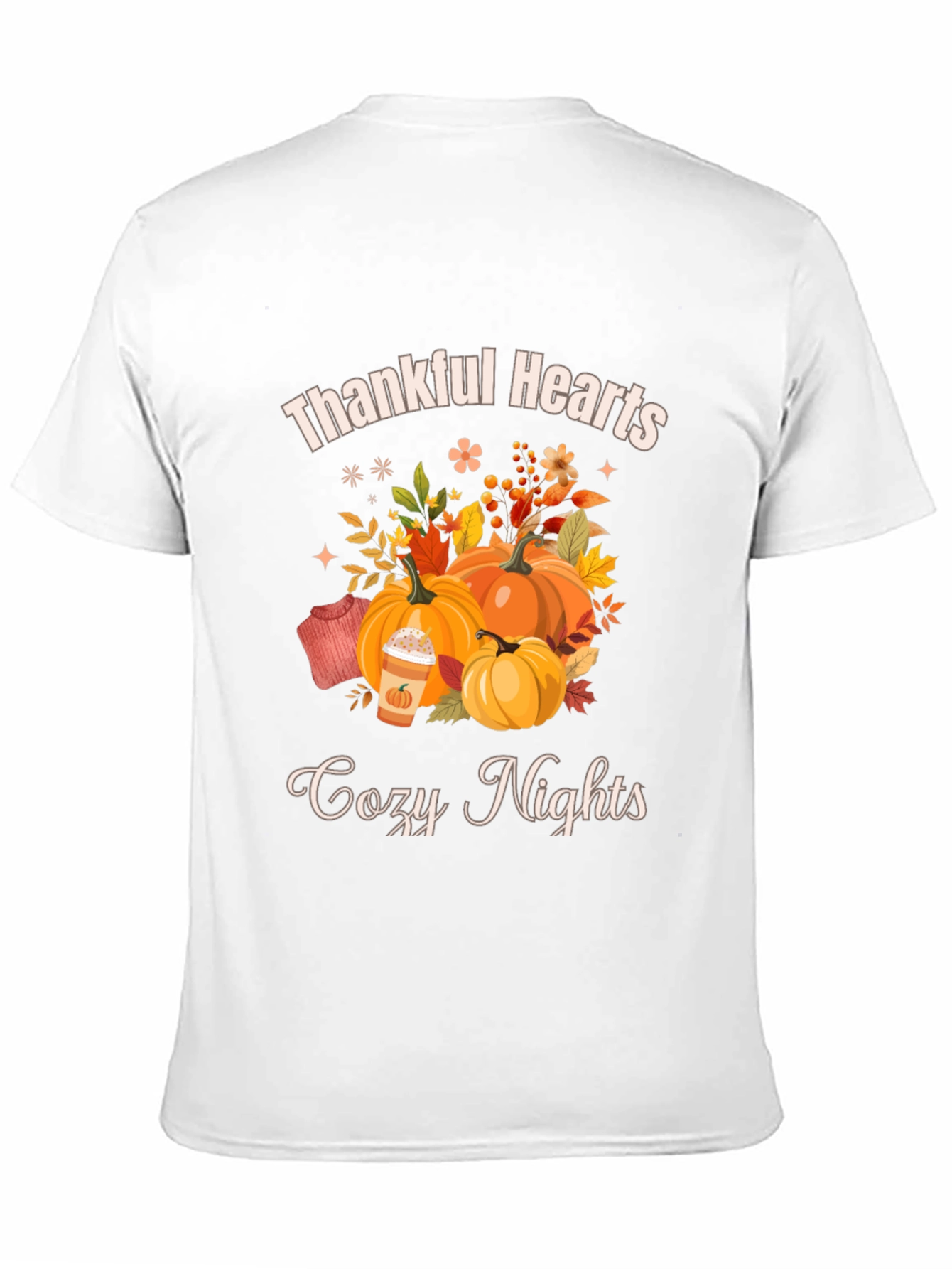 Thankful Hearts Cozy Nights Fall T-Shirt