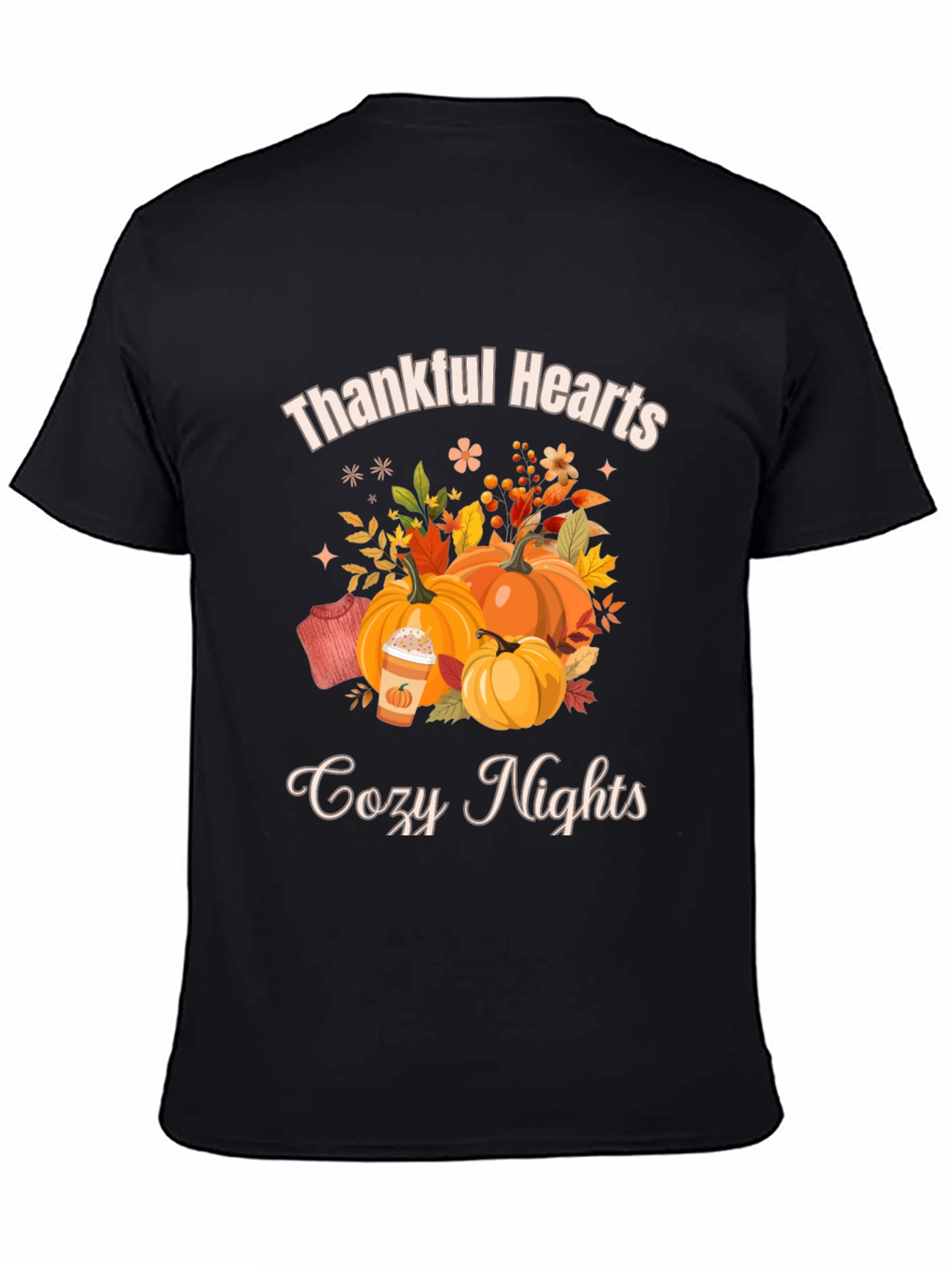 Thankful Hearts Cozy Nights Fall T-Shirt