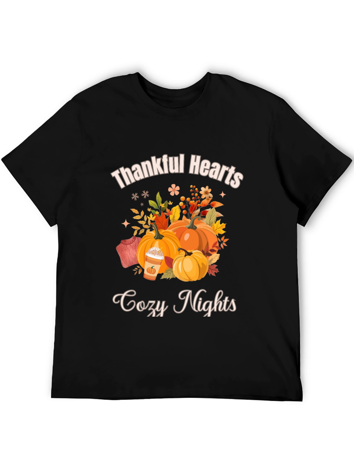 Thankful Hearts Cozy Nights Fall T-Shirt