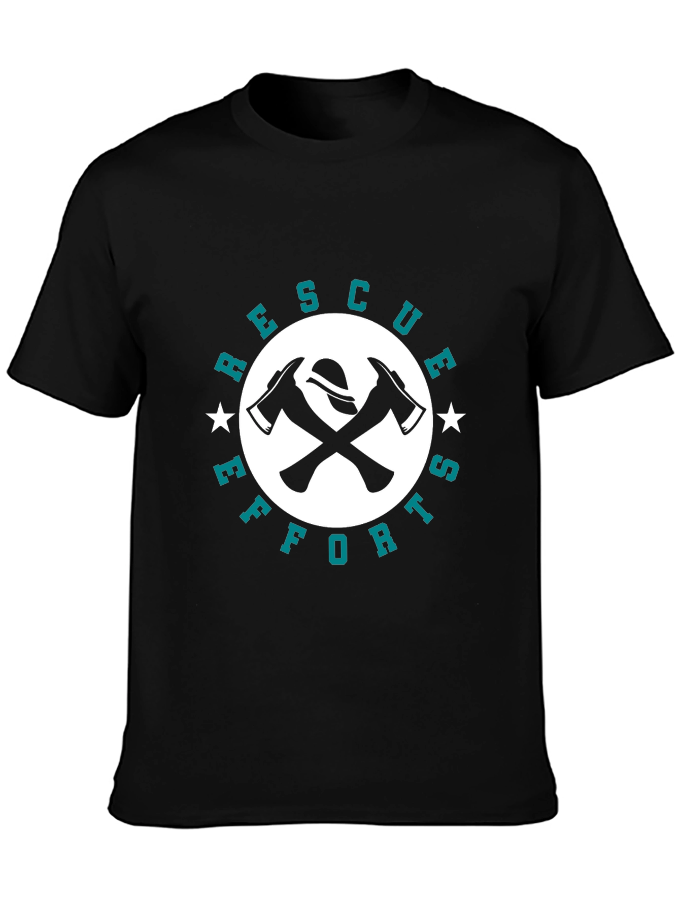 Rescue Efforts Firefighter T-Shirt