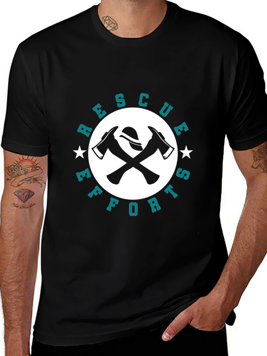 Rescue Efforts Firefighter T-Shirt