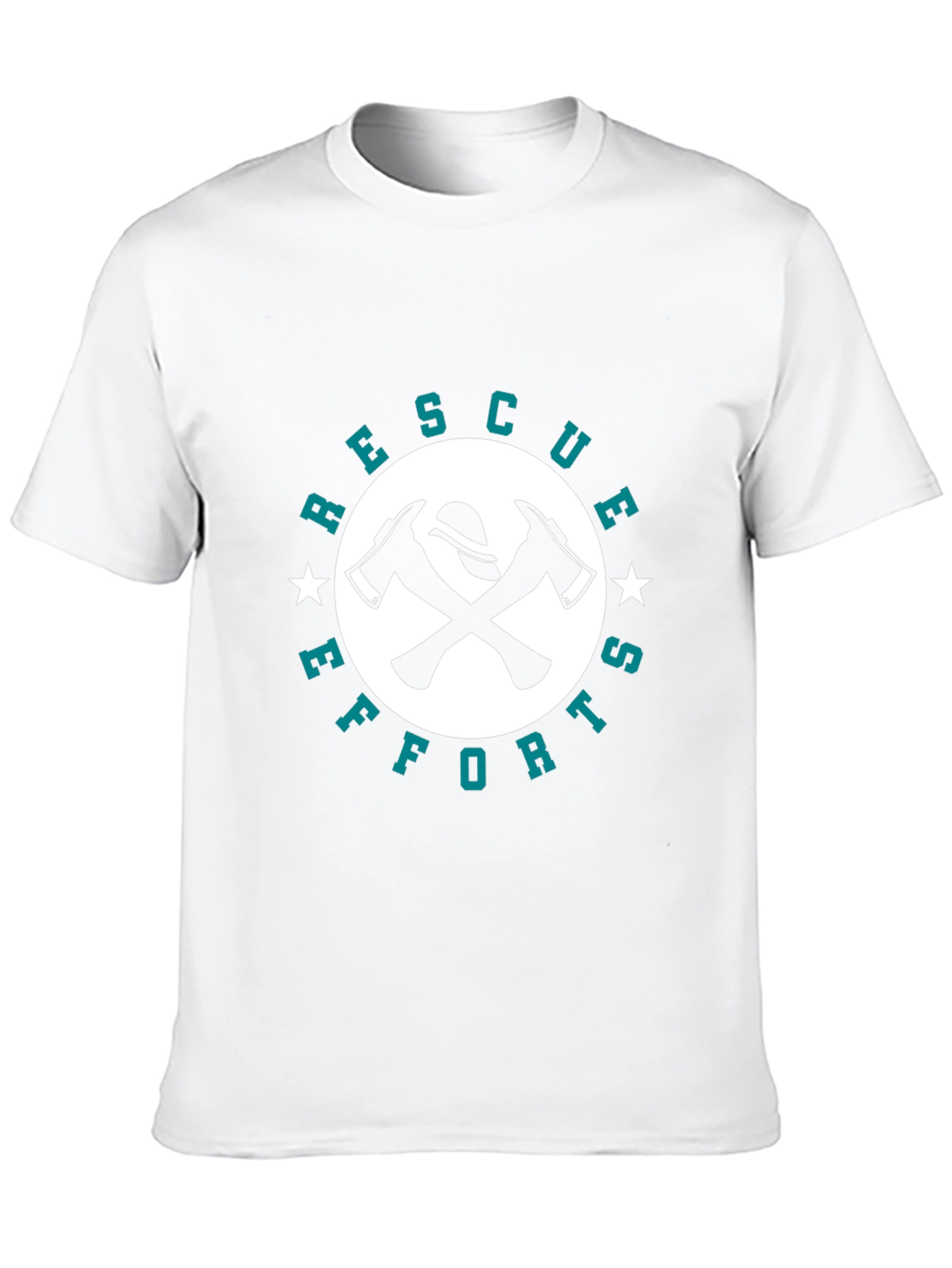 Rescue Efforts Firefighter T-Shirt