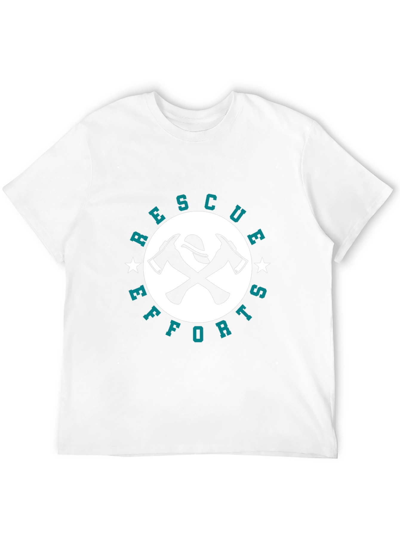 Rescue Efforts Firefighter T-Shirt