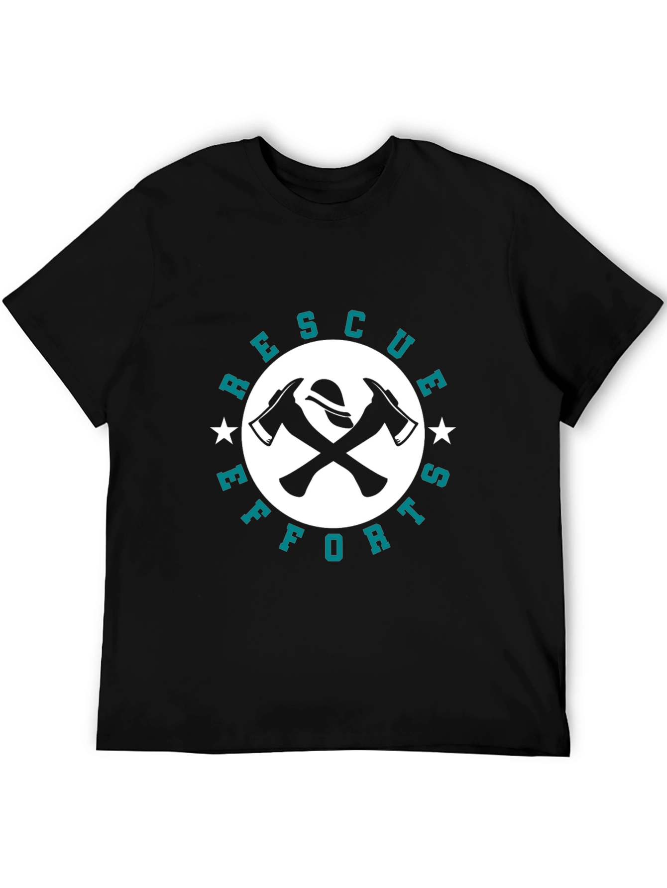 Rescue Efforts Firefighter T-Shirt