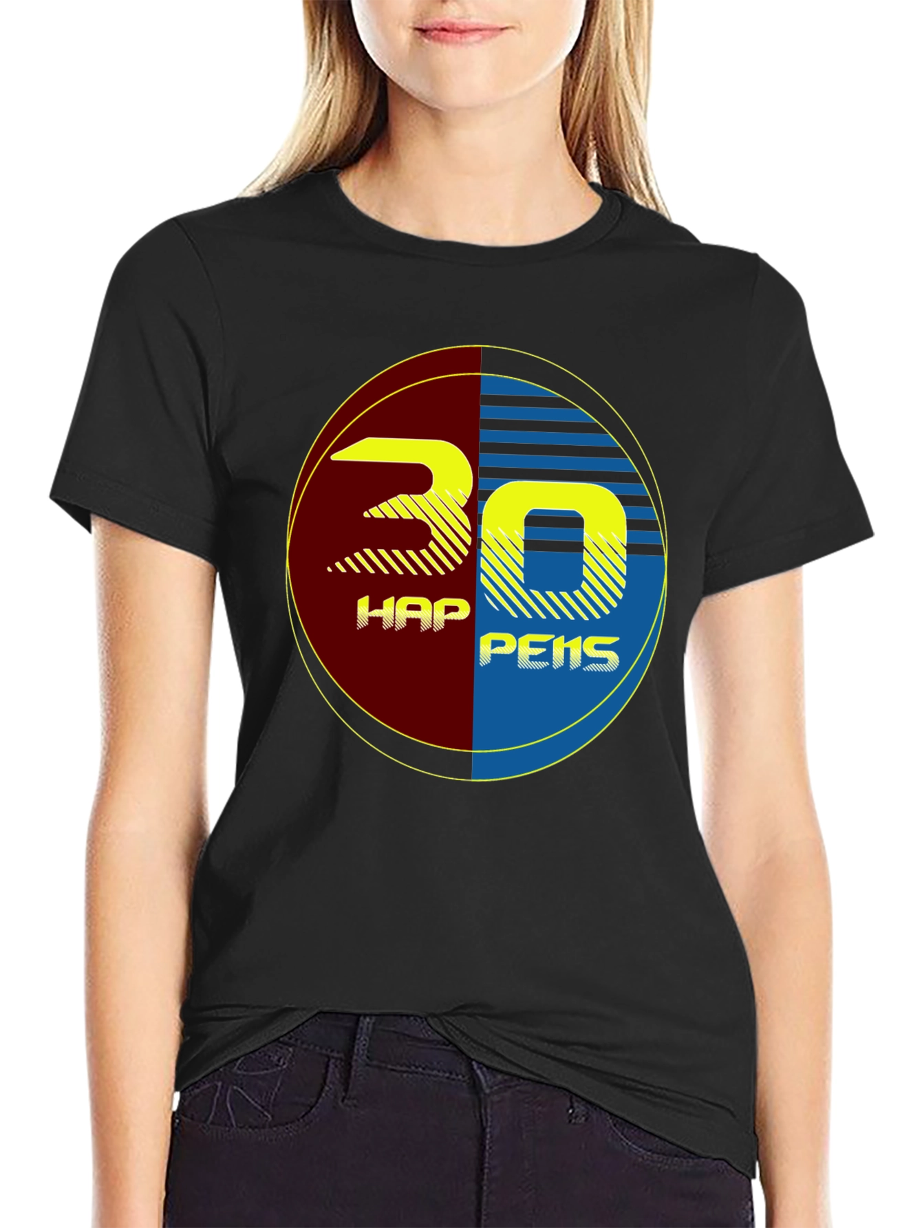 Retro 30 Half Pence Graphic T-Shirt