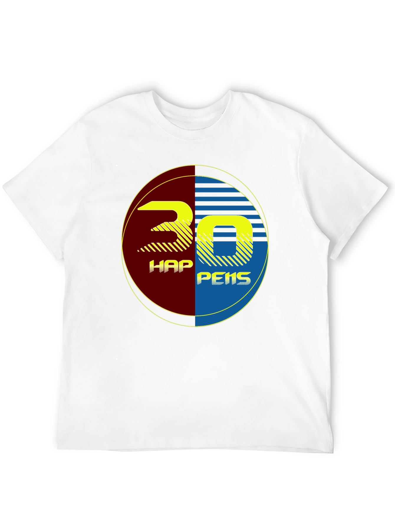Retro 30 Half Pence Graphic T-Shirt