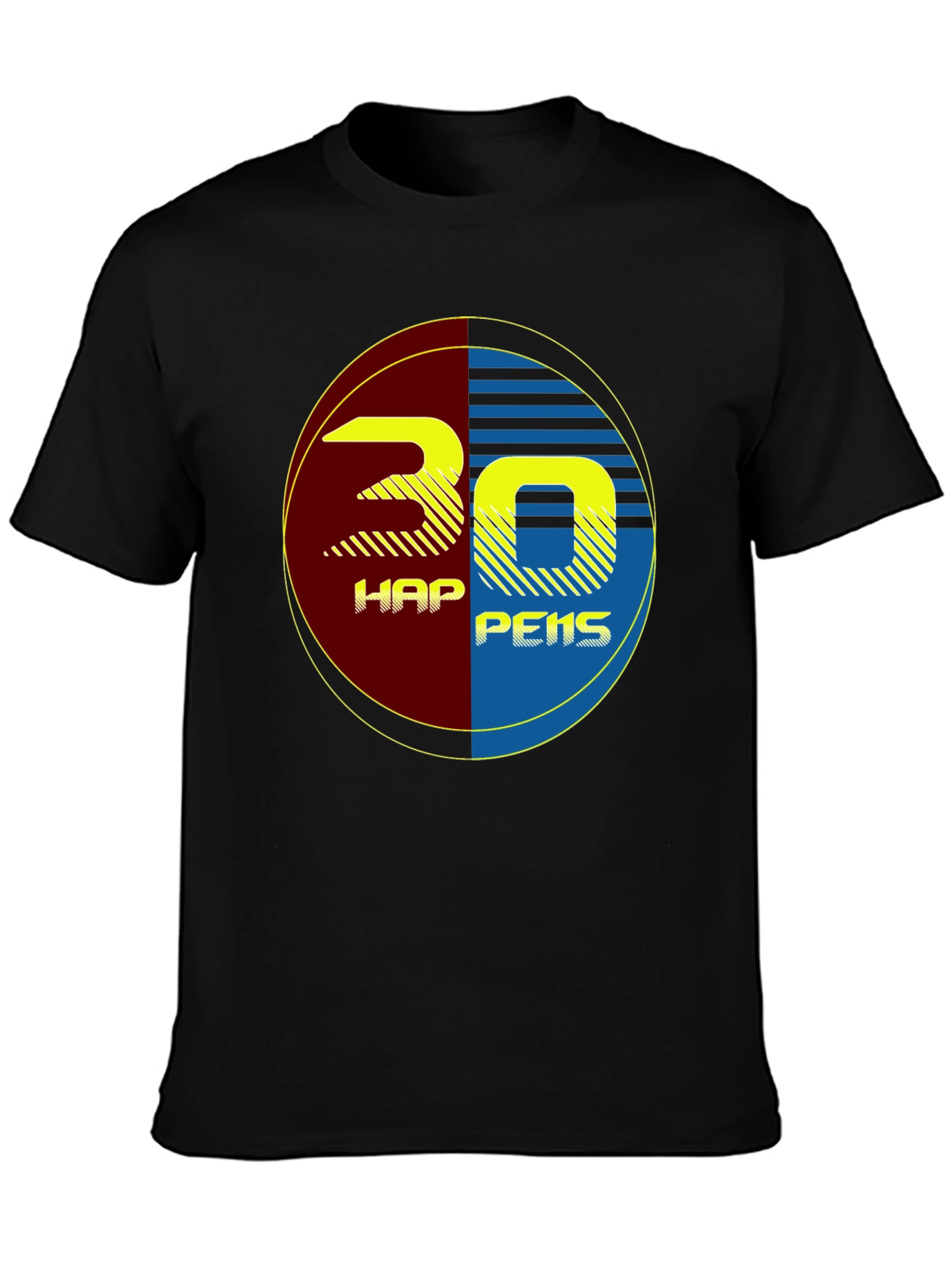Retro 30 Half Pence Graphic T-Shirt