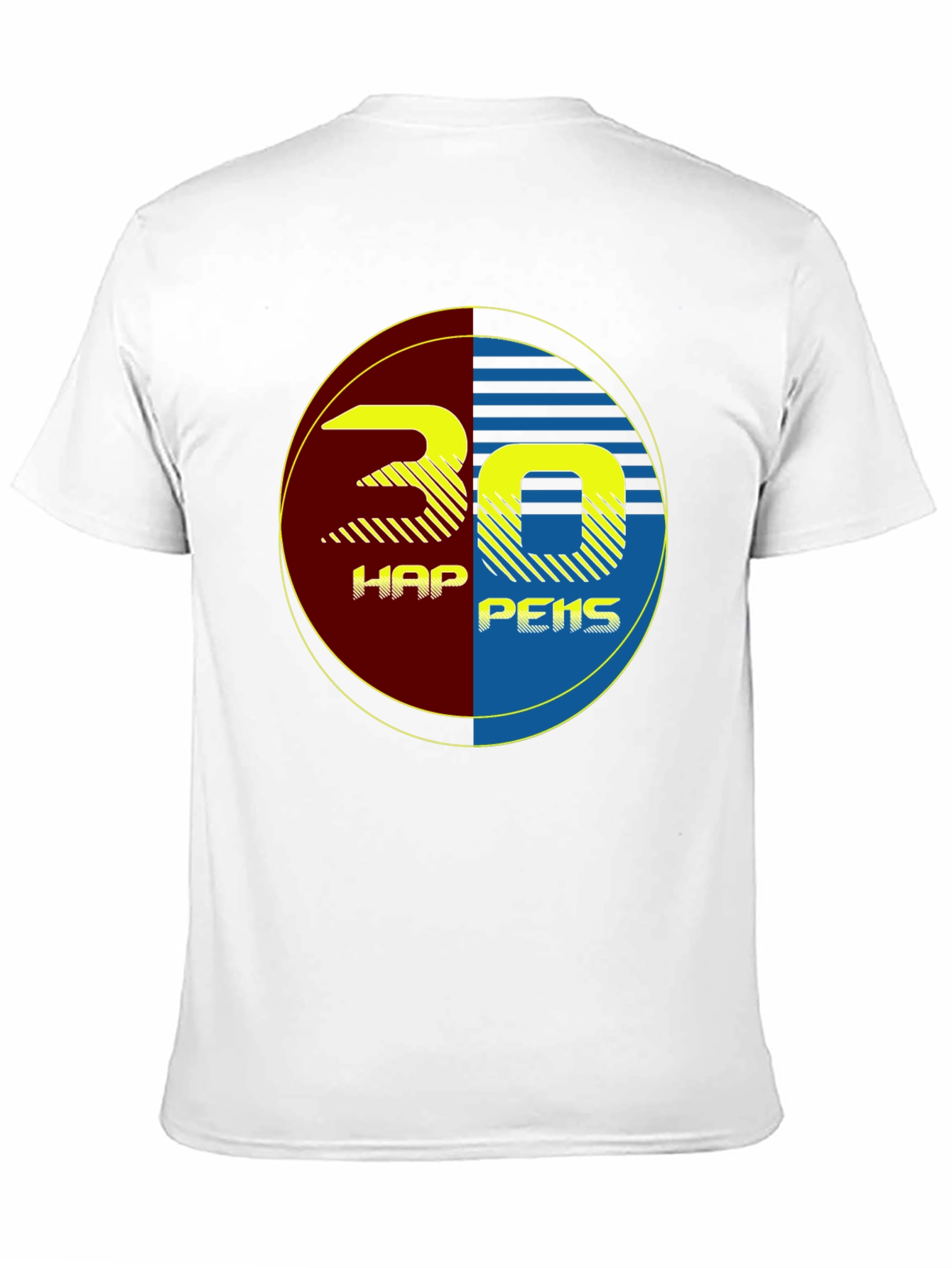 Retro 30 Half Pence Graphic T-Shirt