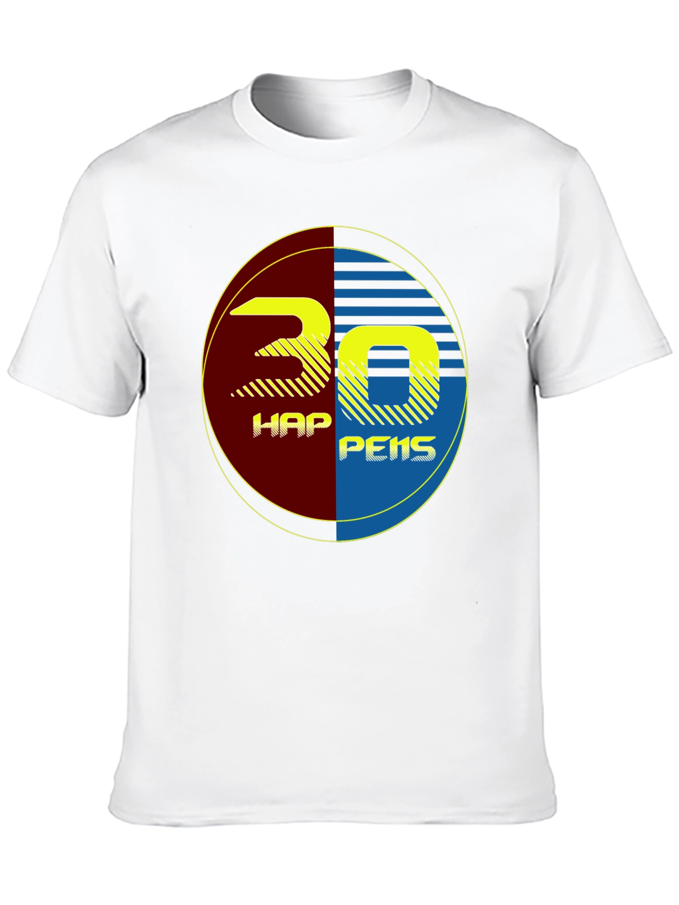 Retro 30 Half Pence Graphic T-Shirt