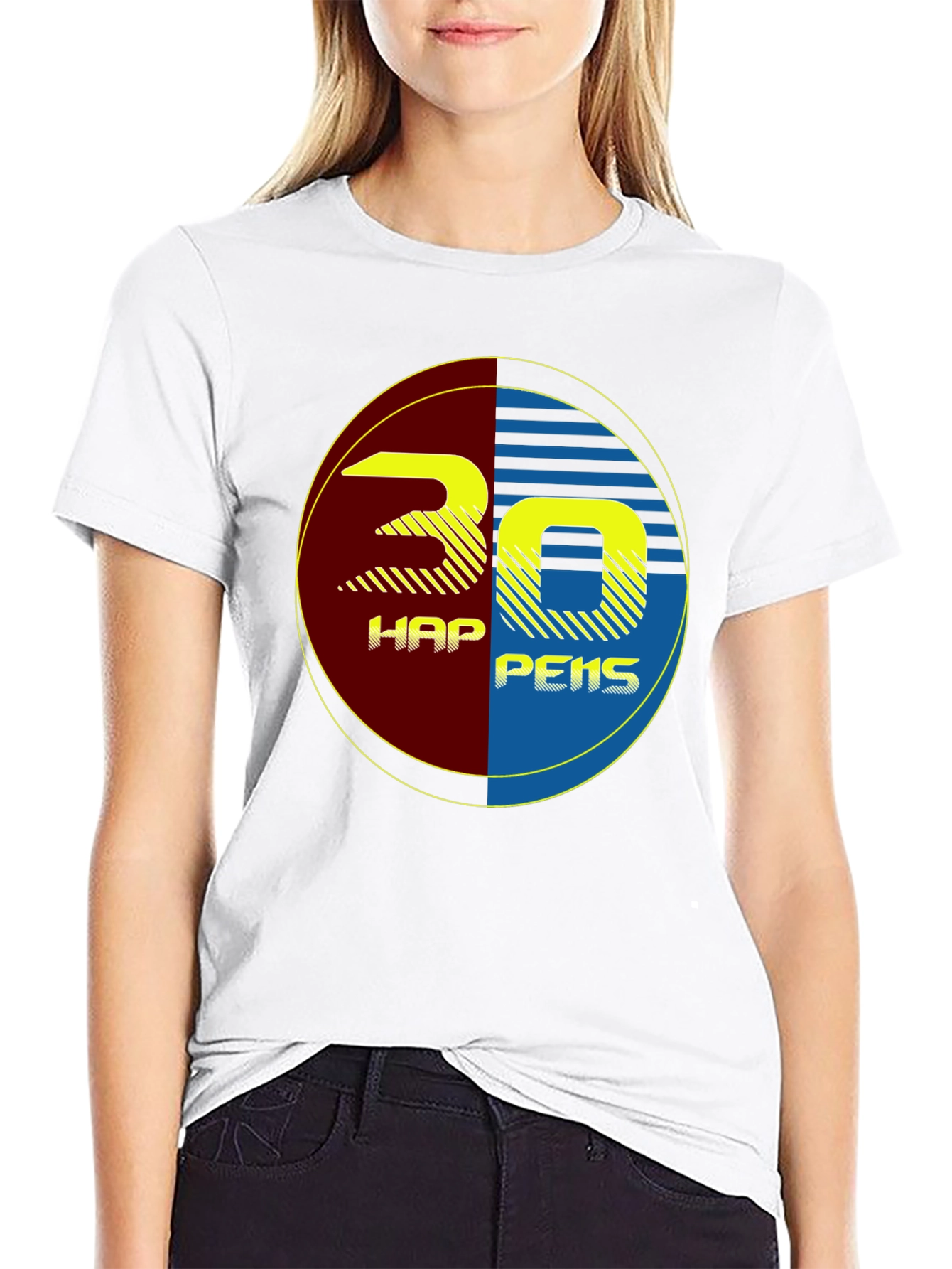 Retro 30 Half Pence Graphic T-Shirt