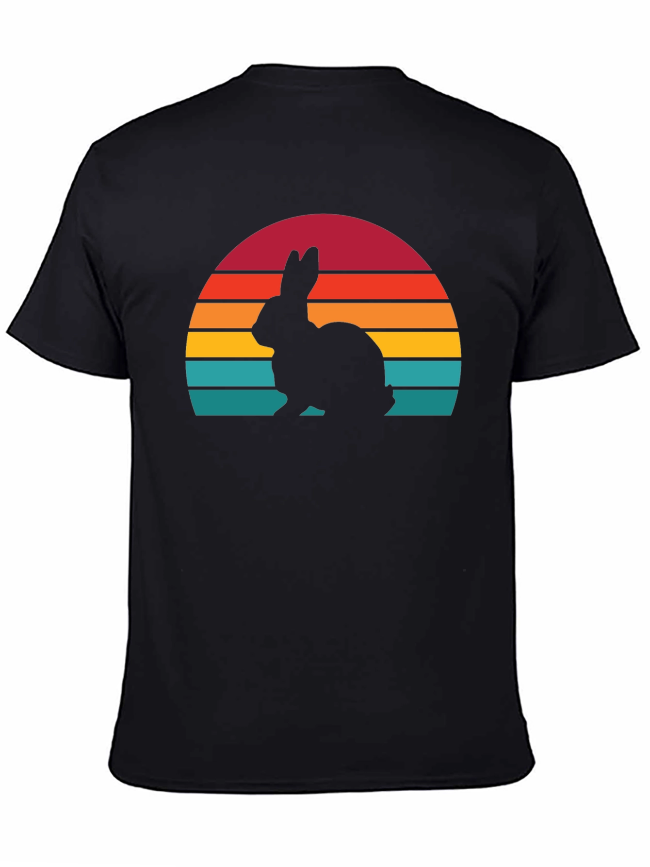Retro Rabbit Silhouette T-Shirt