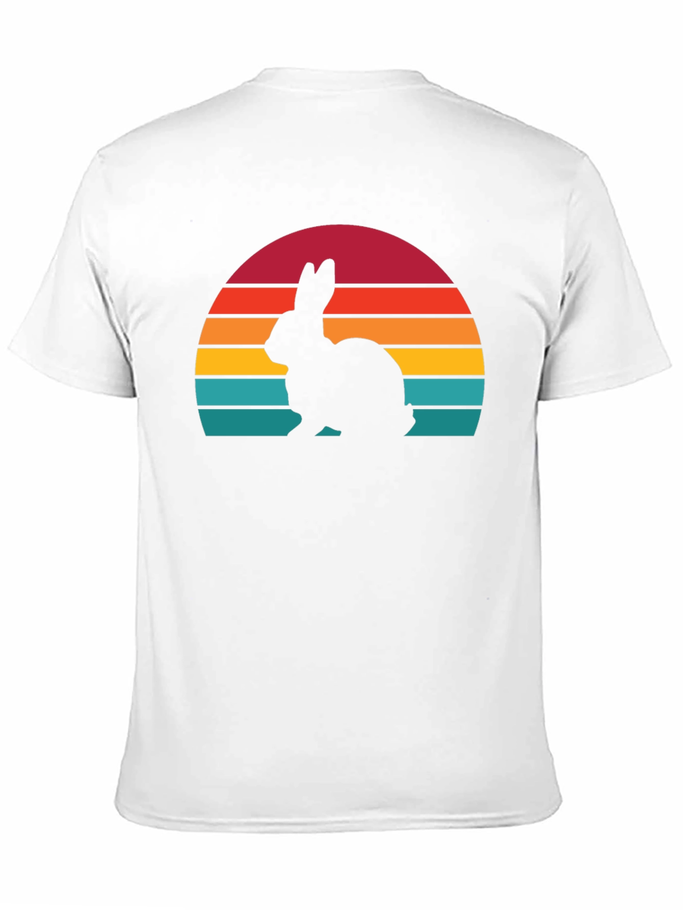 Retro Rabbit Silhouette T-Shirt