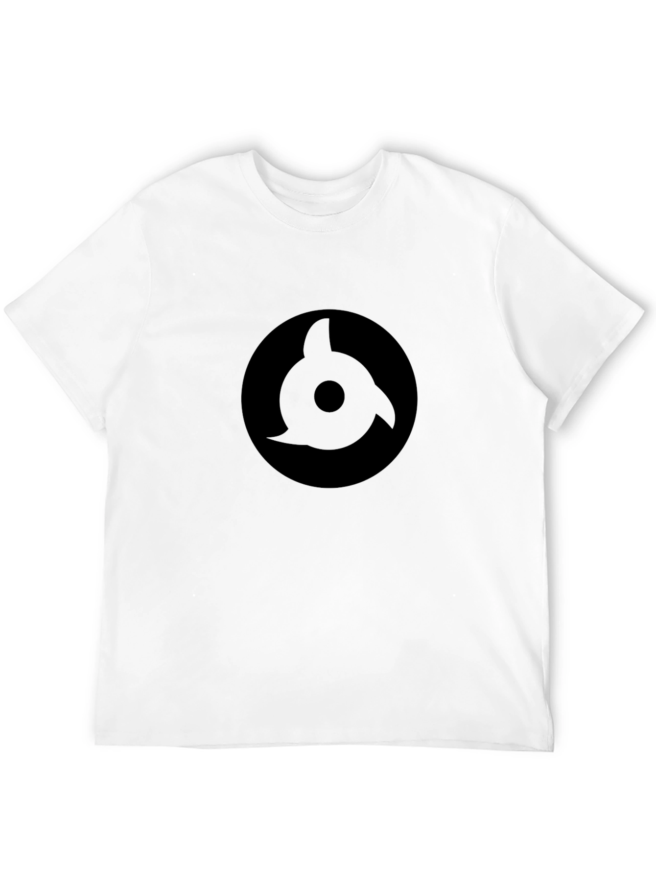 Black Sharingan Graphic Tee - Anime Inspired