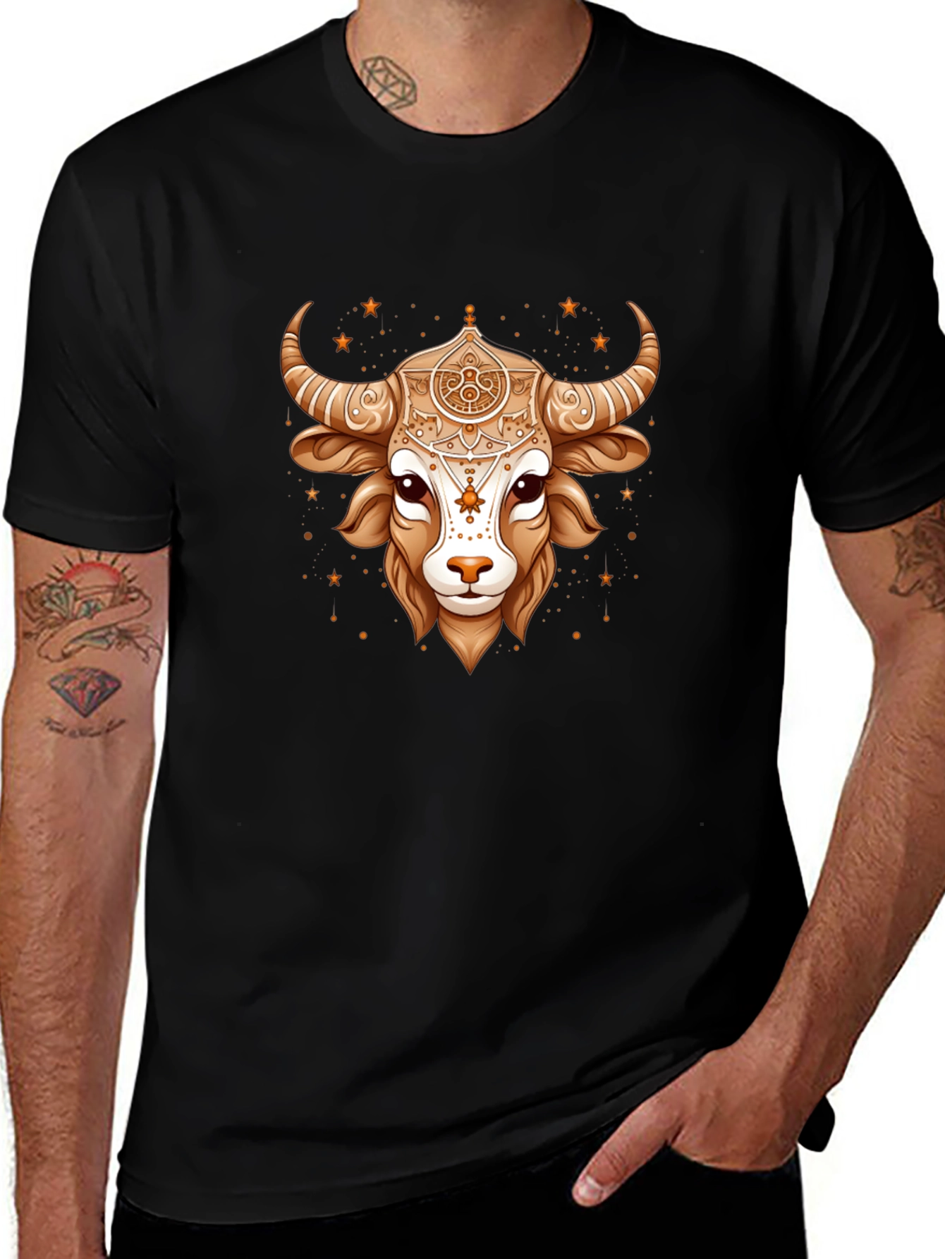 Taurus Zodiac Graphic Tee - Stylish Astrology Shirt