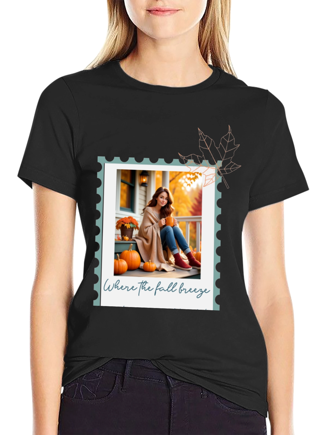 Autumn Breeze Graphic Tee - Cozy Fall Vibes