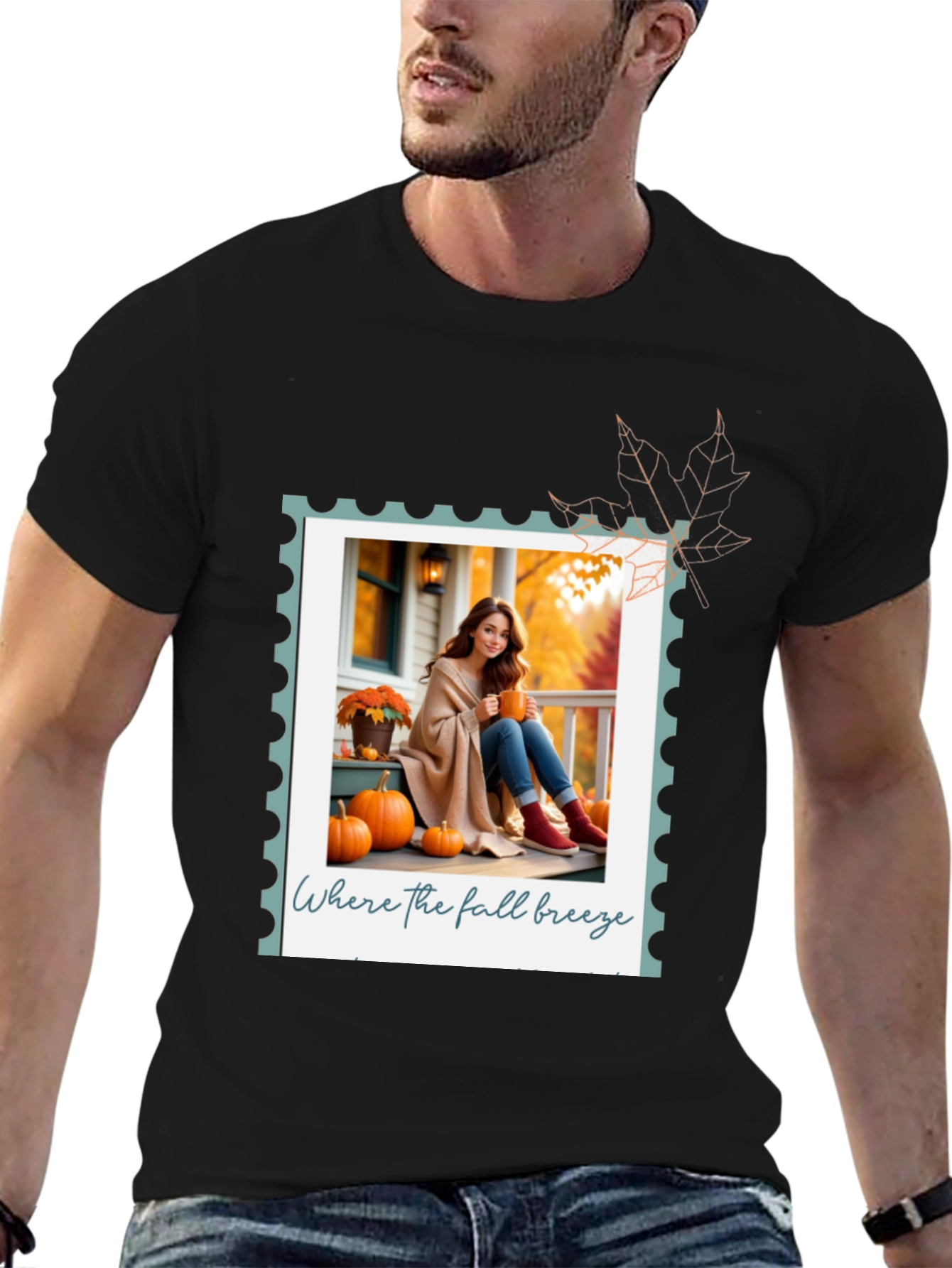 Autumn Breeze Graphic Tee - Cozy Fall Vibes