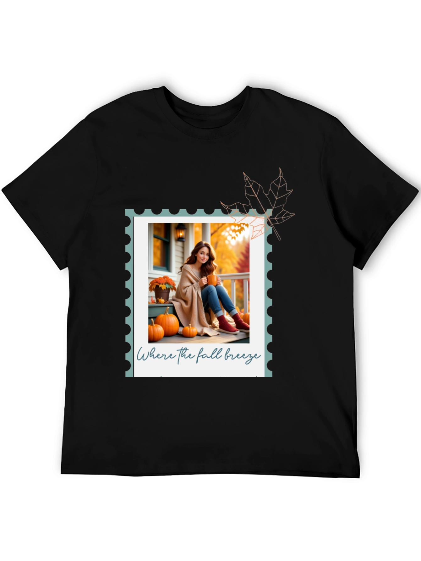 Autumn Breeze Graphic Tee - Cozy Fall Vibes