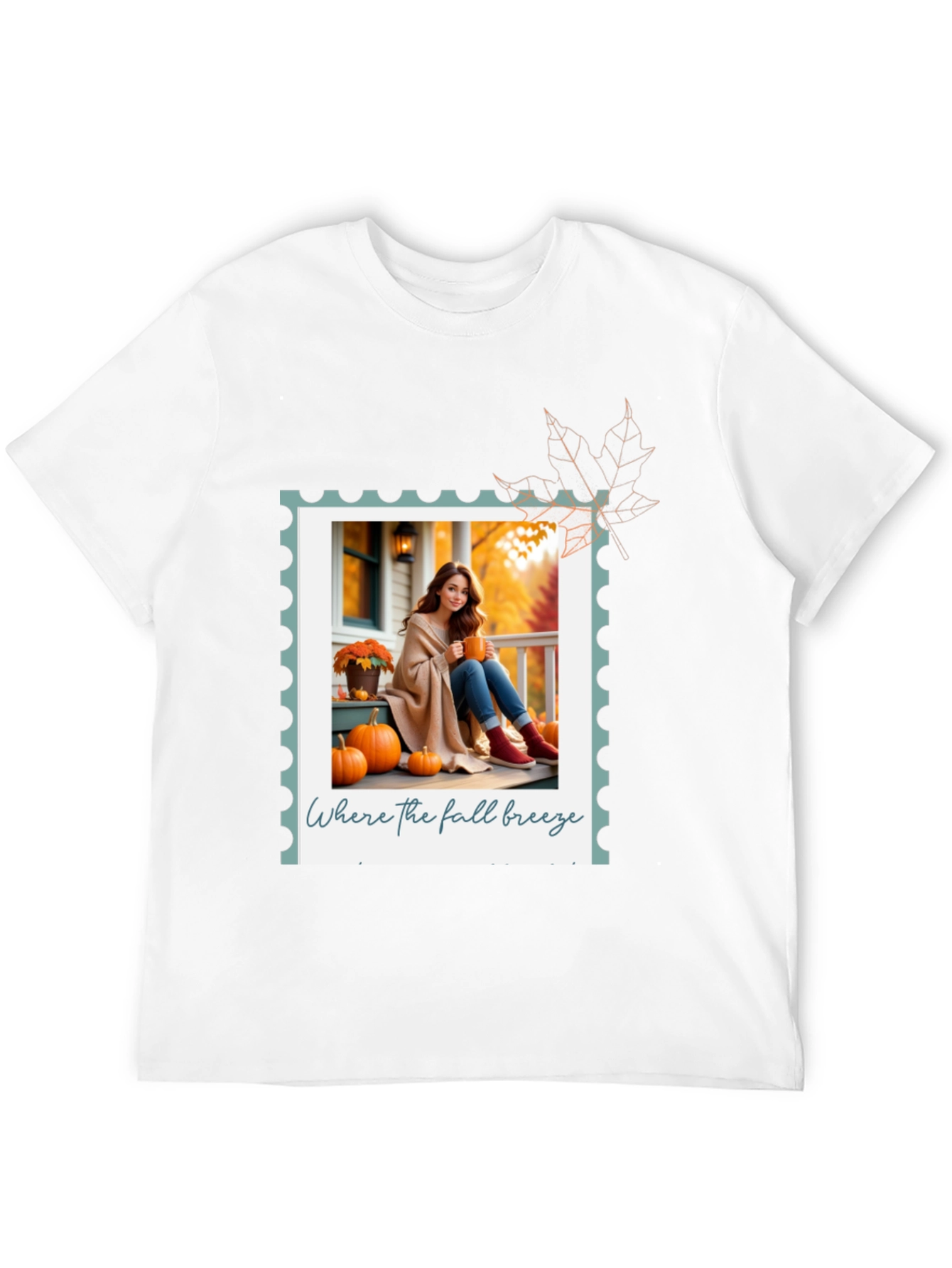 Autumn Breeze Graphic Tee - Cozy Fall Vibes
